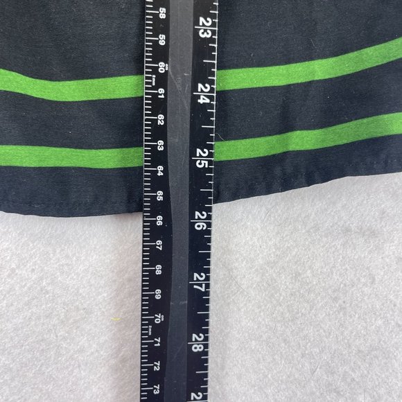 LBISSE Womens S Multi Color Striped Ruched Sleeveless Top Back Zip Stretch - Picture 4 of 9